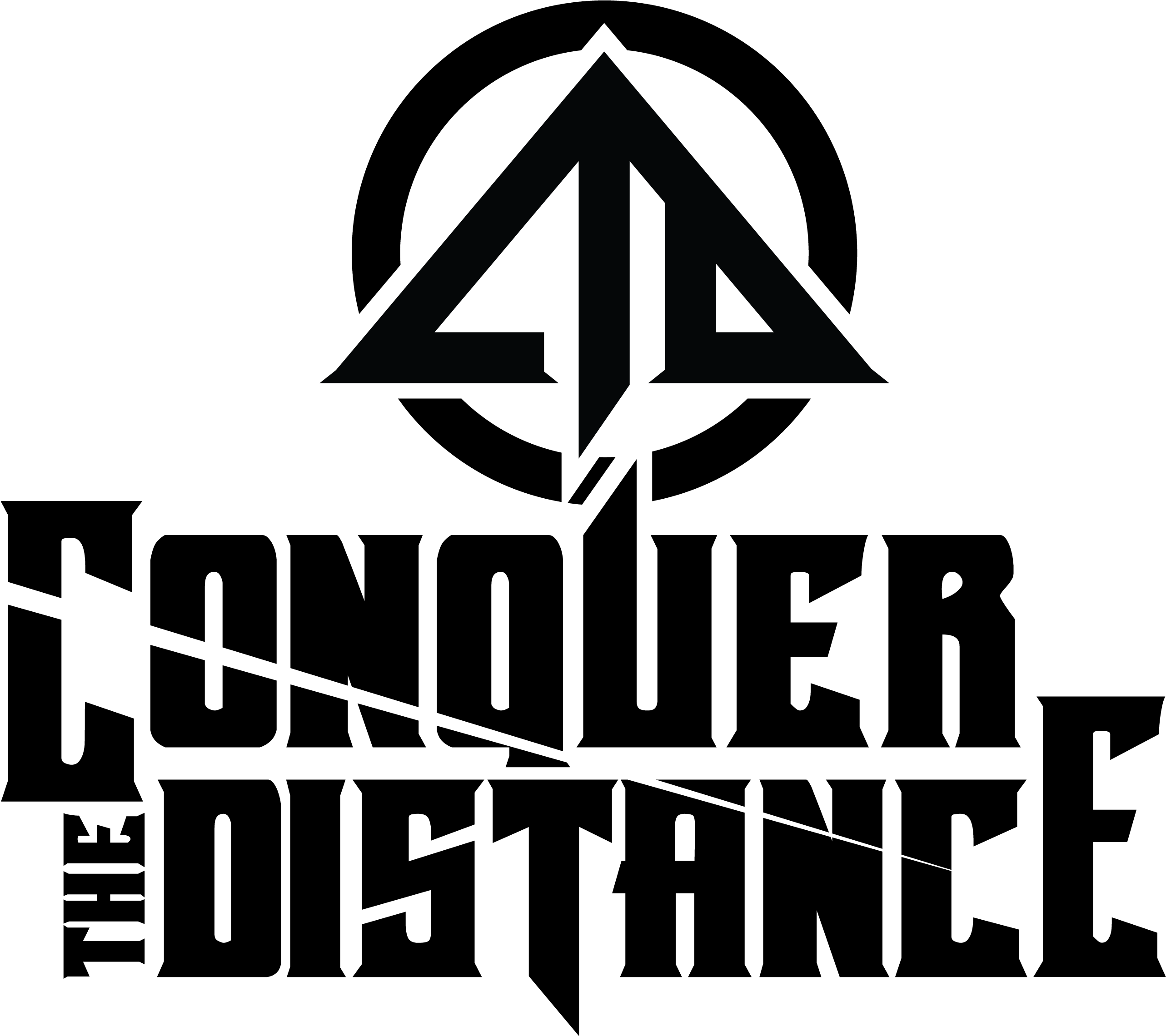 Cropped Conquer The Distance Final Logo - Emblem (3300x2550), Png Download