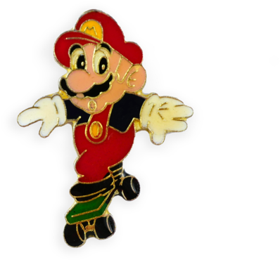 Vintage Mario Skateboard Vintage Mario Skateboard (600x600), Png Download