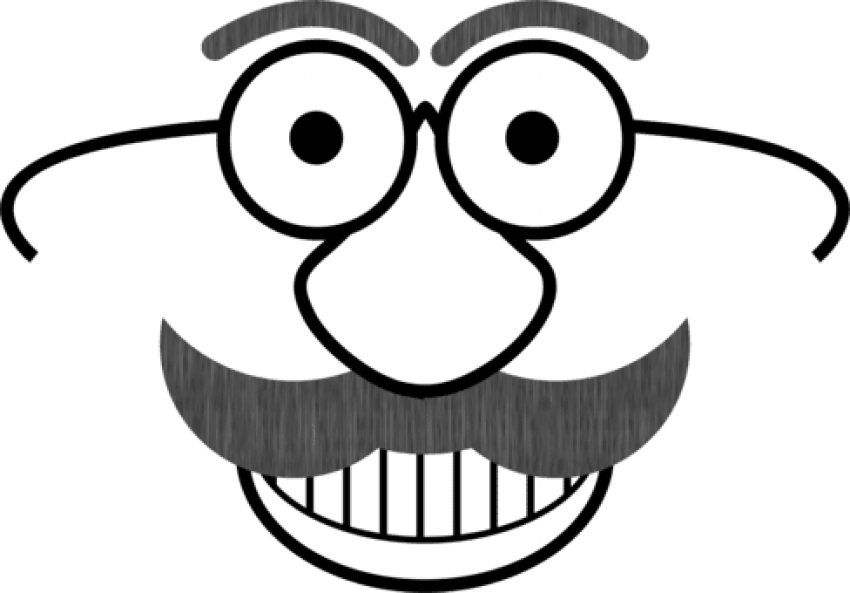 Free Png Download Silly Cartoon Face Png Images Background - Png Happy Face Cartoon (850x593), Png Download