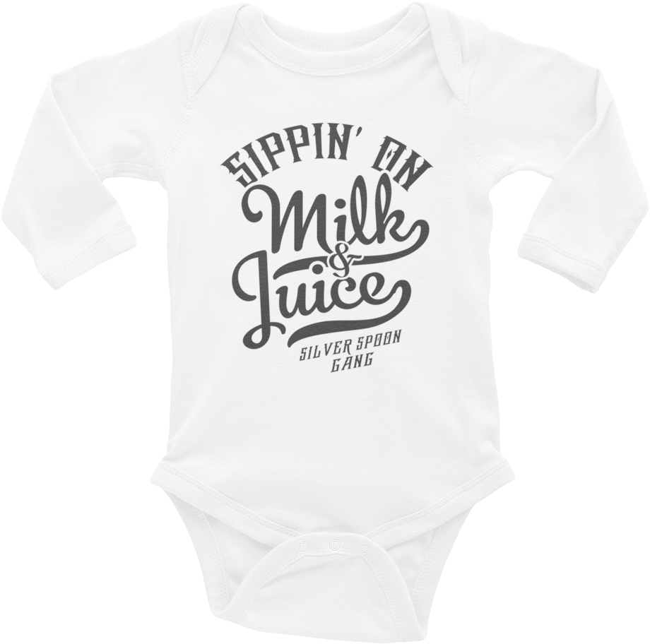 Sipp'n On Milk & Juice L/s (1000x1000), Png Download