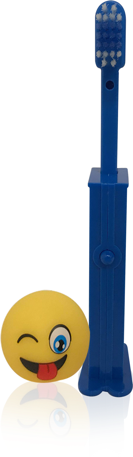 Load Image Into Gallery Viewer, Brush Buddies Pez Poppin& - Smiley (1299x1680), Png Download