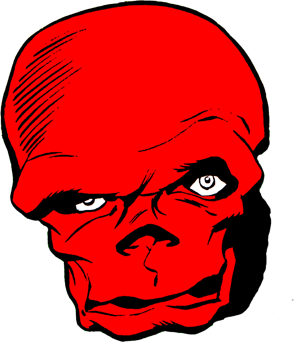 Red Skull By Jack Kirby - Jack Kirby Red Skull (1077x1133), Png Download