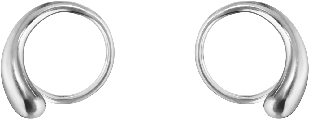 Mercy, Swirl Earring, Sterling Silver - Earring (1200x1200), Png Download