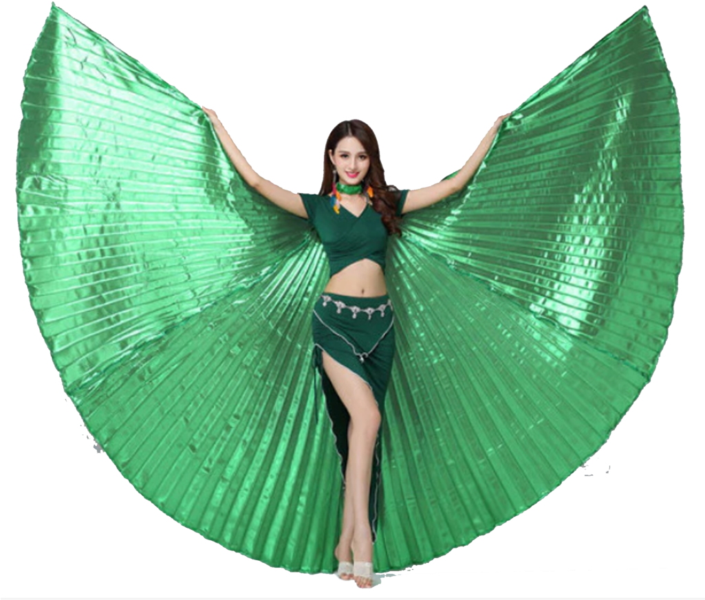 Nefertiti Bellydance Isis Wings Professional Size With - Dancer (1024x1024), Png Download