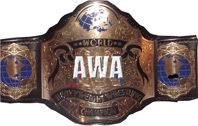 Awa World Heavyweight Championship - Wrestling Titles (694x448), Png Download