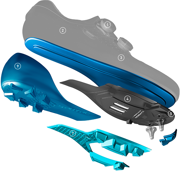 Xc9 - Shimano Xc9 S Phyre (595x565), Png Download