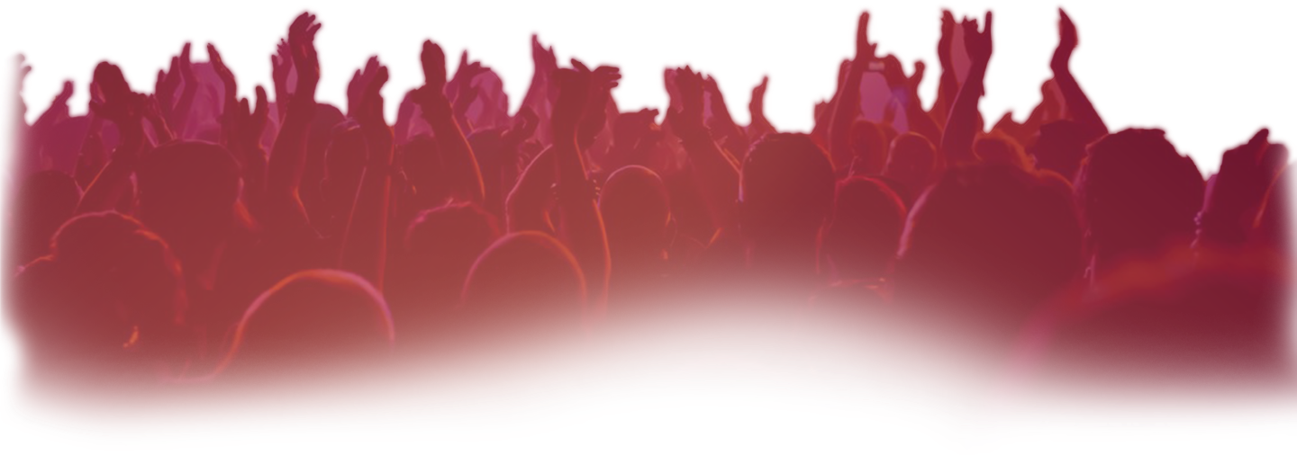 Slideshow - Crowd (1440x506), Png Download