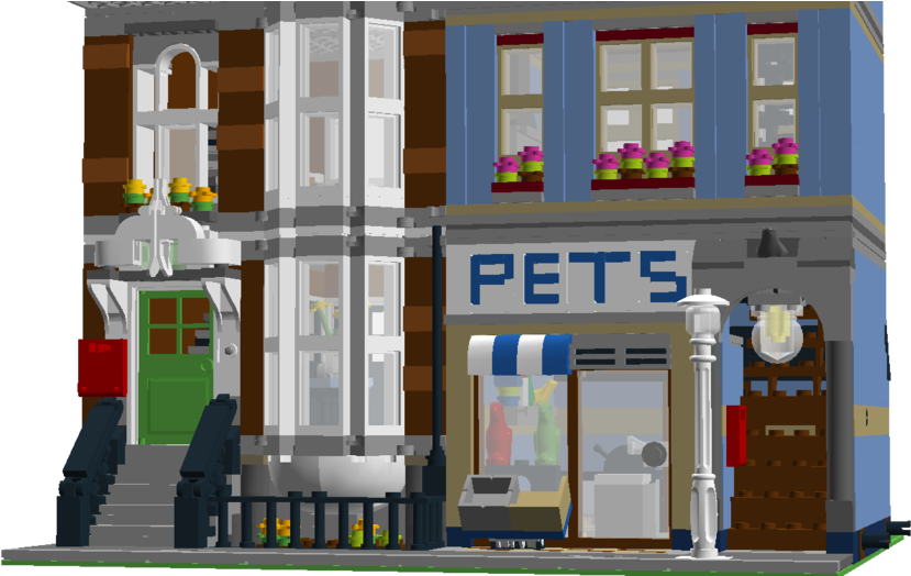 Petshop3 - House (1000x523), Png Download