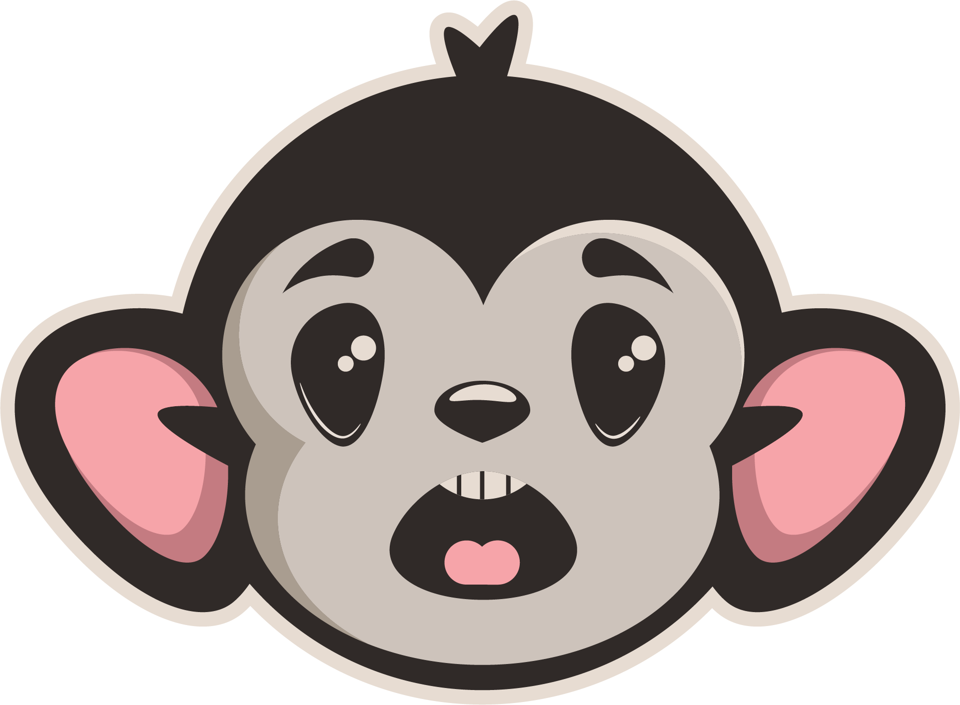 Download 1921 X 1411 5 Monkey Adobe Illustrator Png Image With No Background Pngkey Com