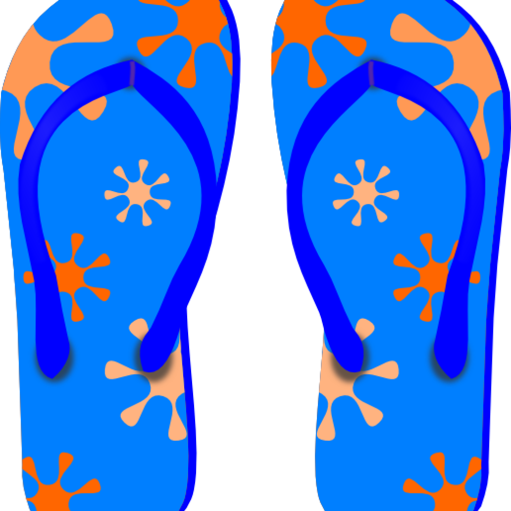 Clipart Slippers 19 Slippers Graphic Freeuse Download - Clipart Flip Flops (1024x1024), Png Download
