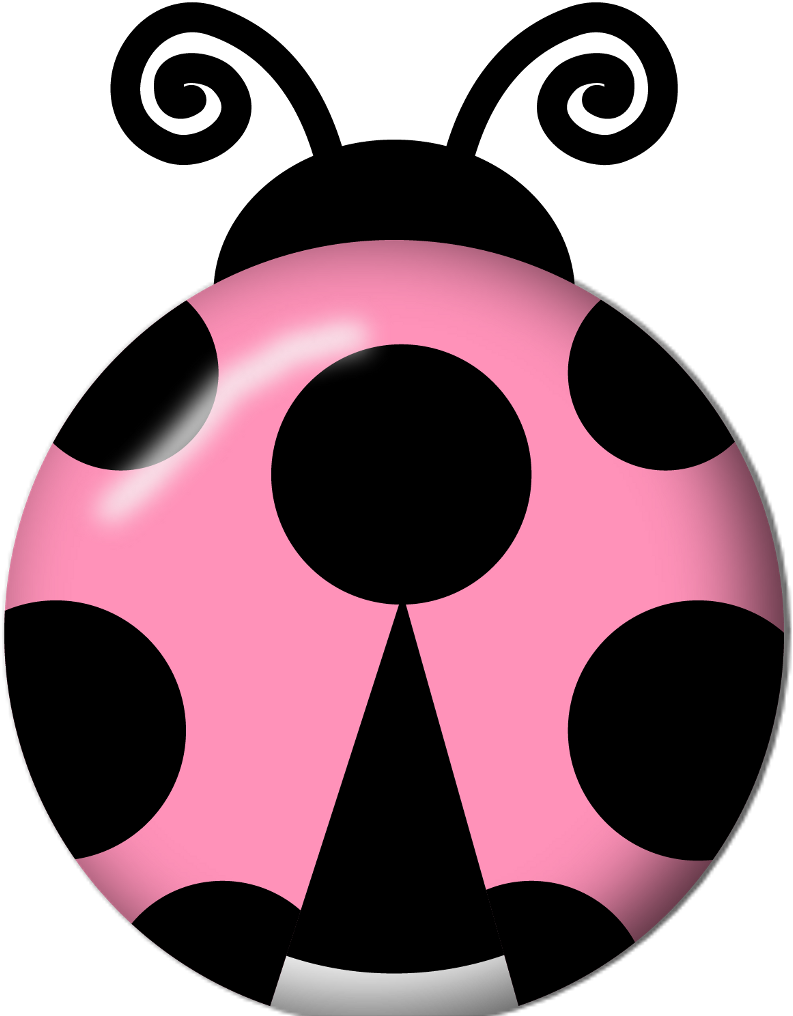 Ladybug Pink Bug Insect Cute Scrapbooking Icon Circle - Infantil Vaquita De San Antonio Png (1024x1024), Png Download