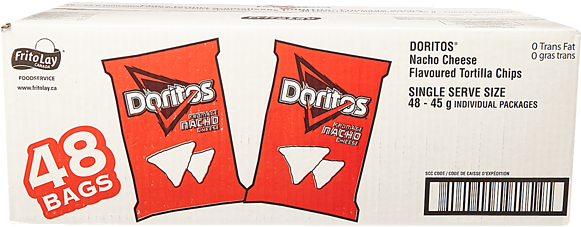 Fritos® Doritos® Nacho Cheese Tortilla Chips, Vending - Paper (1000x1000), Png Download
