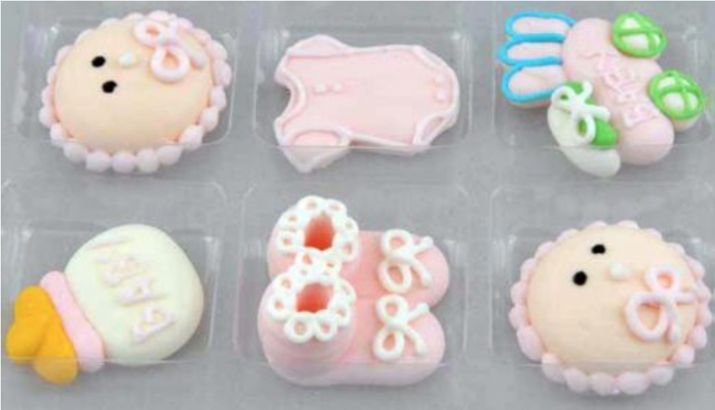 Baby Shower Cake Decorations Pink - Buttercream (1000x1000), Png Download