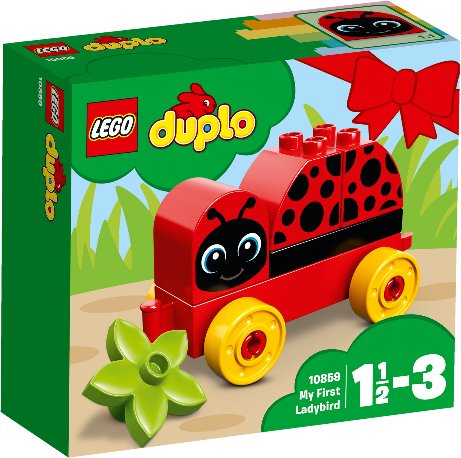 Lego Duplo 10859 My First Ladybug - Lego 10859 (2400x1800), Png Download