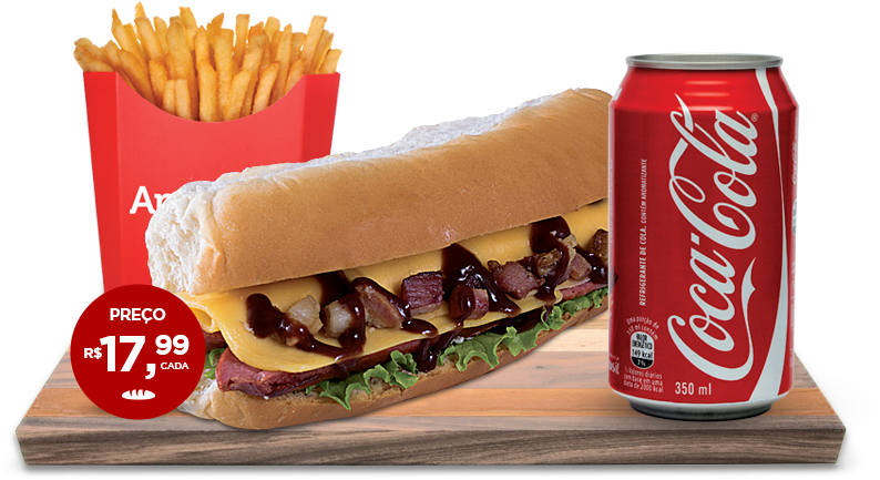 Combo - Coca Cola (850x455), Png Download