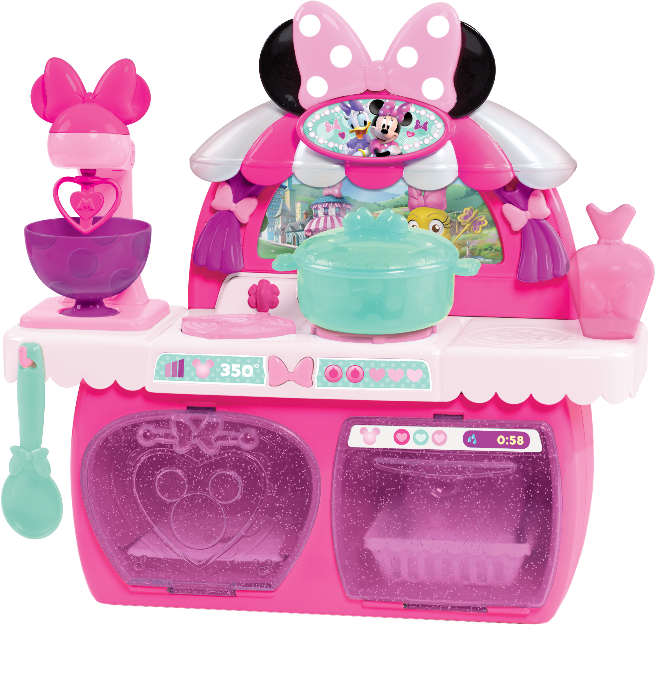 Minnies Happy Helpers Bowtastic Pastry Playset (2652x2652), Png Download