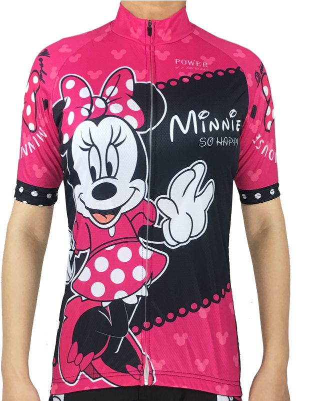 Minnie Mouse Women's Cycling Jerseys - Uniformes Deportivos De Minnie Mouse (800x800), Png Download