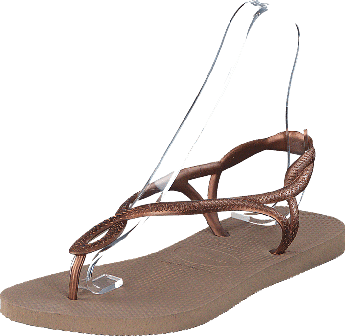 Havaianas Luna Rose Gold/rose Gold 55121-01 Womens - Flip-flops (705x686), Png Download