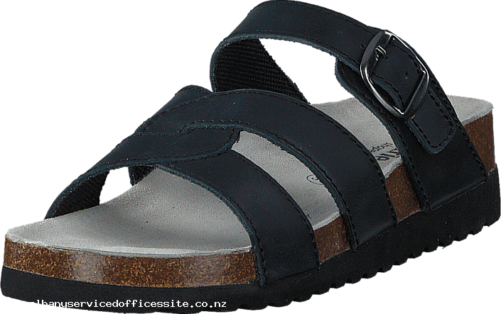 Sköna Marie Parvati Black 57434-00 Womens Leather Synthetic - Slide Sandal (705x443), Png Download