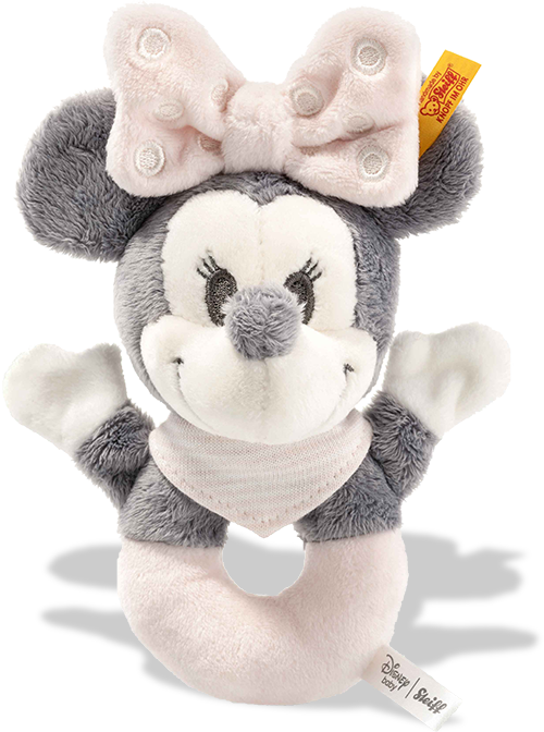 Steiff Bear - Steiff Minnie Mouse Grip Toy With Rattle (500x672), Png Download