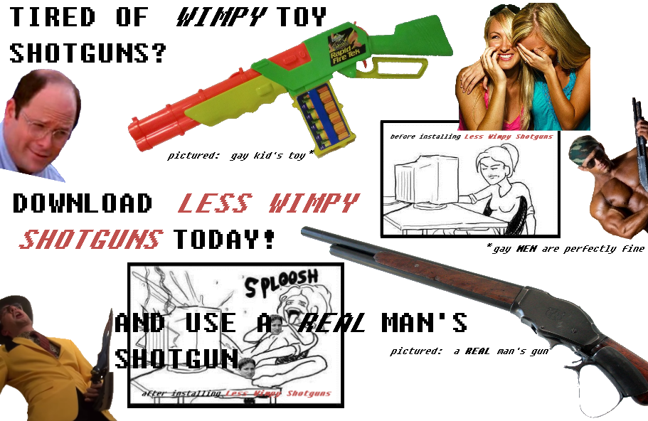 In Most First Person Shooters, Shotguns Are Powerful - Laughing Girls (911x592), Png Download