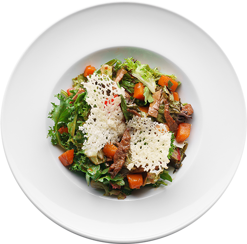 Beef And Pumpkin Salad - Caesar Salad (562x562), Png Download
