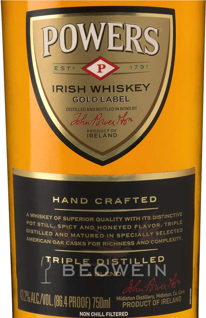 Powers Gold Label 0,7 L - Powers Gold Label (1080x1080), Png Download