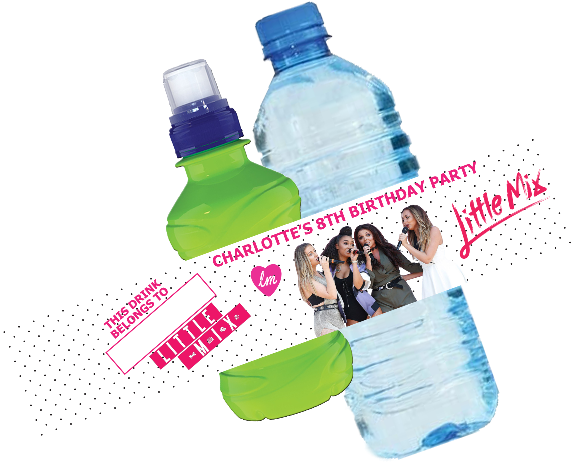 Little Mix Bottle Wrappers - Little Mix (1166x1000), Png Download
