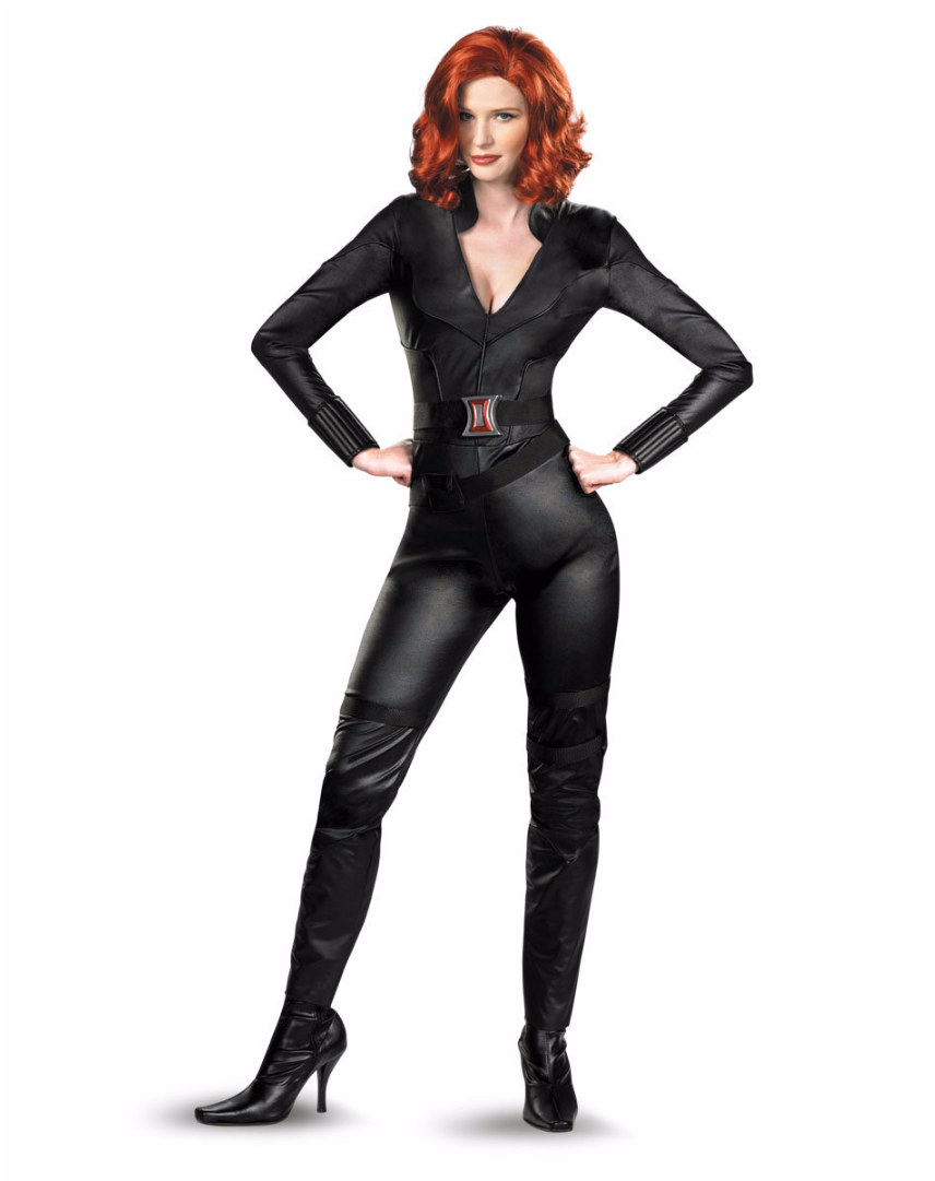 6 'captain America' Halloween Costumes For Women Who - All Black Widow Outfits (1920x1080), Png Download
