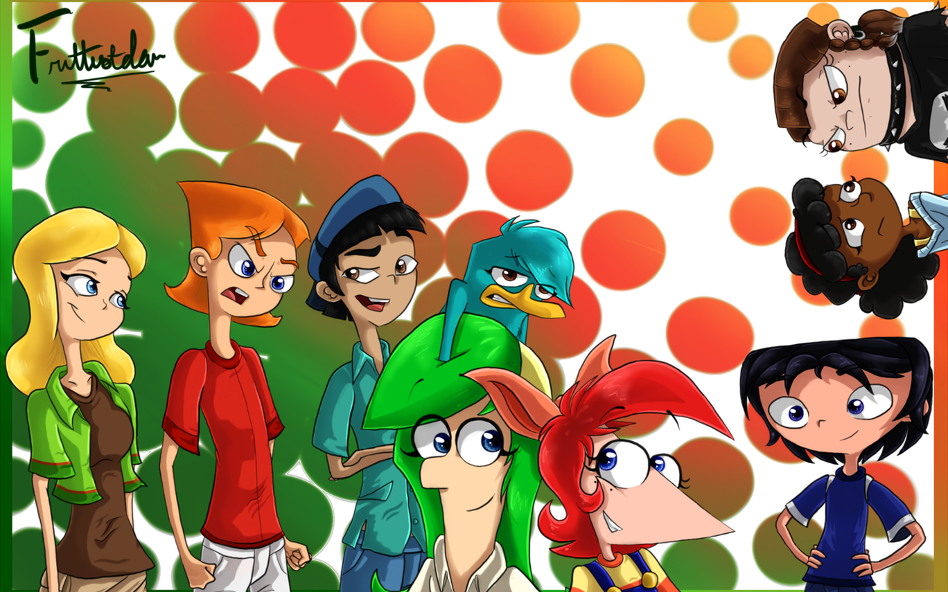 Phineas And Ferb Gender Bender Mlp Phineas, Ferb, Disney, - Gender Swap Phineas And Ferb (1368x855), Png Download