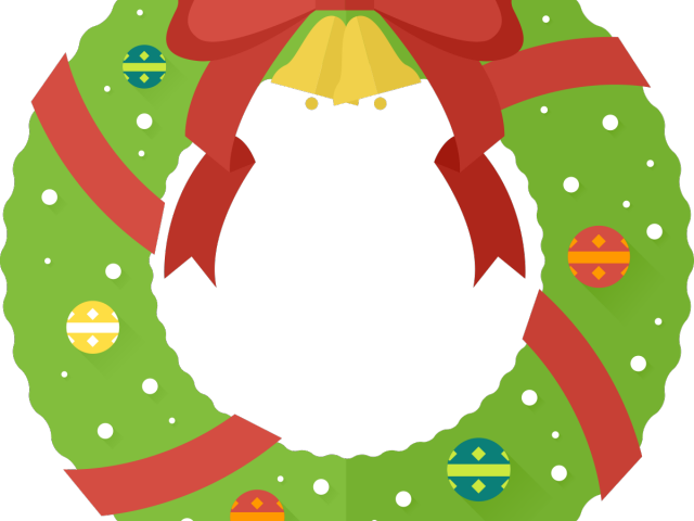 Cute Wreath Cliparts - Christmas Reef Clipart Png (640x480), Png Download