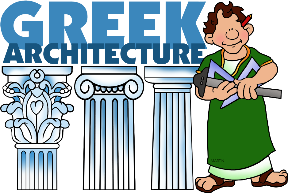 Today, It Refers To The Members Of The Presidential - Ancient Greek Architecture Cartoon (972x648), Png Download