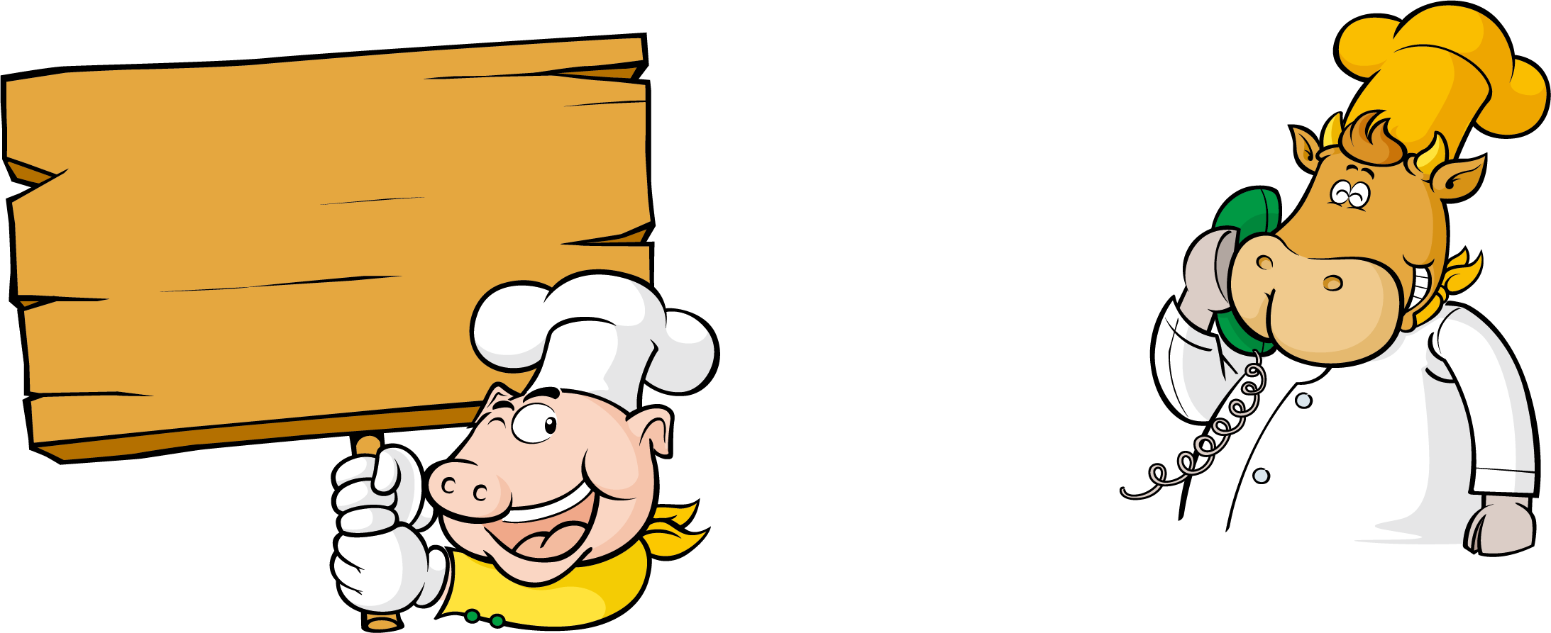 Cooking Clipart Hotel Chef - Hotel Cook Clipart Png (2186x893), Png Download