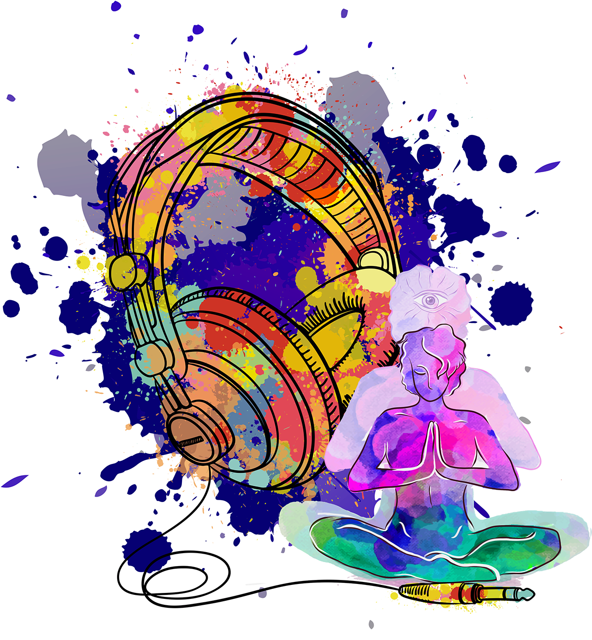 Why They Always Look So Serious In Yoga You Make Serious - Illustration (1400x1983), Png Download