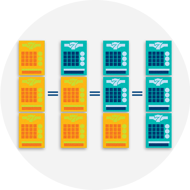 Will 1 Out Of Any 3 Tickets I Buy Win - Label (637x637), Png Download