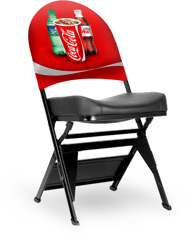 Chair Wear Signage Bags - Branded Folding Chair (800x800), Png Download