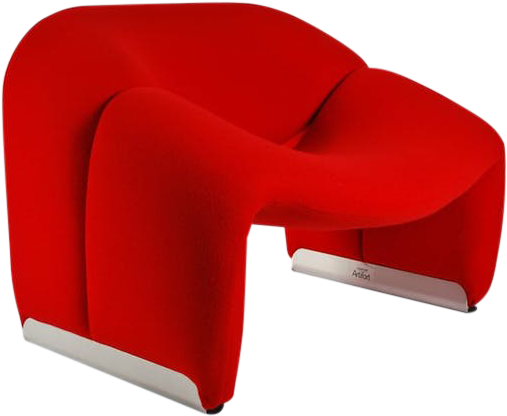 Pierre Paulin Chair (562x562), Png Download