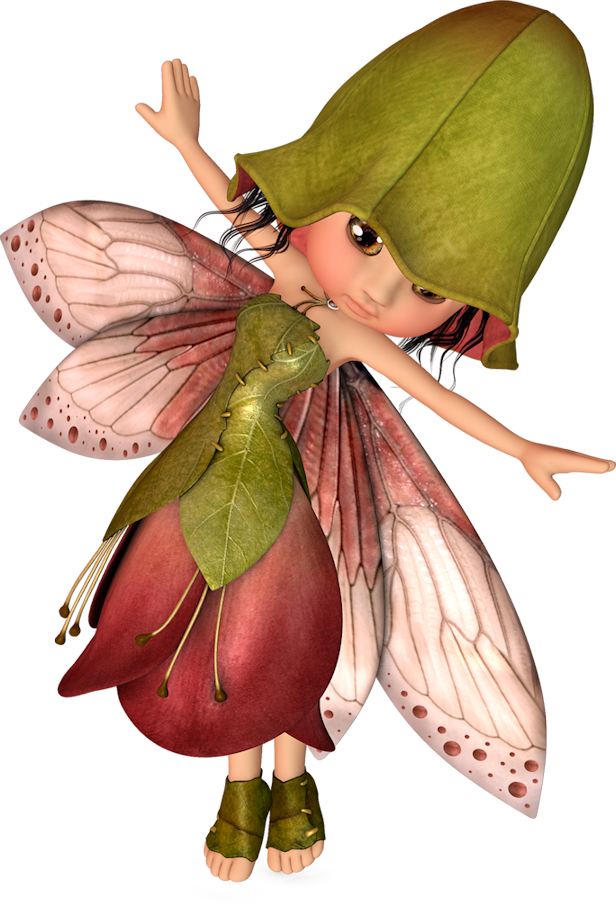 Elfen Clipart Fairy - Elfo Hadas Y Duendes (616x907), Png Download