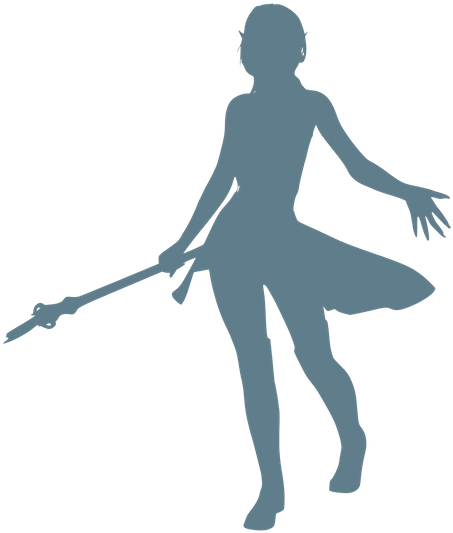 3393546-607d8b - Silhouette (640x558), Png Download