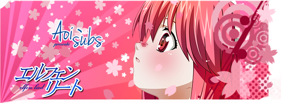 Elfen Lied - Cartoon (980x380), Png Download