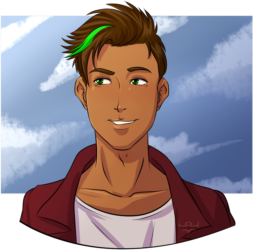 Gear-senpai - Cartoon (1120x1200), Png Download