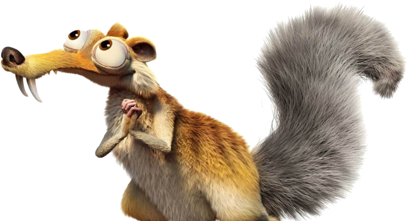 Ice Age Squirrel Png, Download Png Image With Transparent - Ice Age Funny Animal (800x435), Png Download