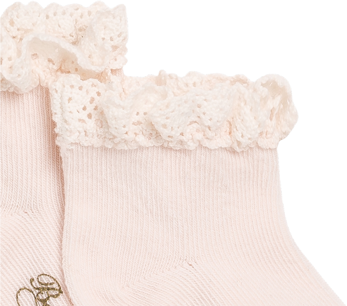 Baby Socks With Lace Milk White - Lace (1140x1140), Png Download