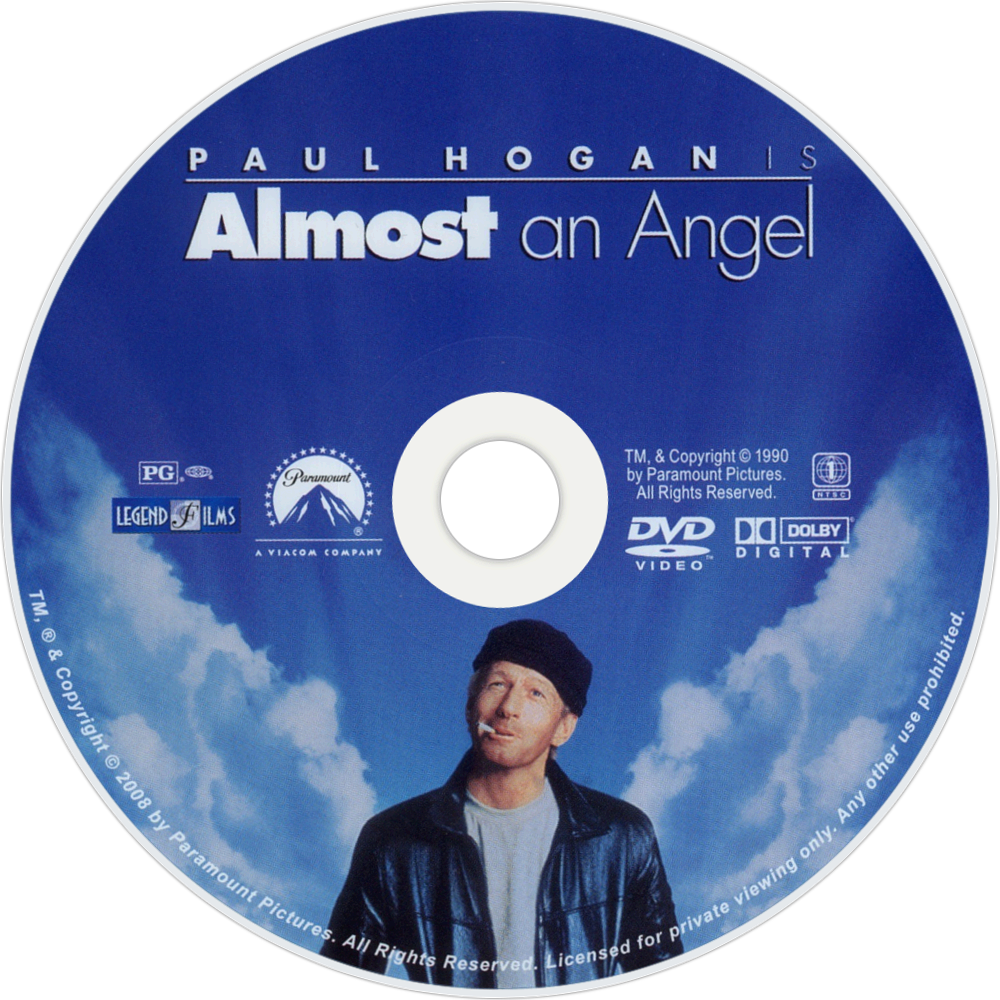 Almost An Angel Dvd Disc Image - Almost An Angel Dvd (1000x1000), Png Download