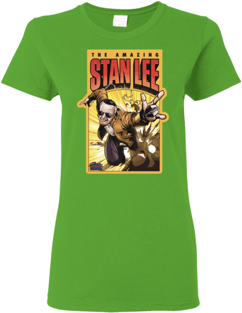 The Amazing Stan Lee Ladies Women T-shirt - Shirt (1024x1024), Png Download