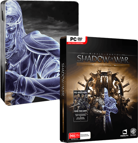 1 Of - Shadow Of War Gold Edition Ps4 (600x600), Png Download