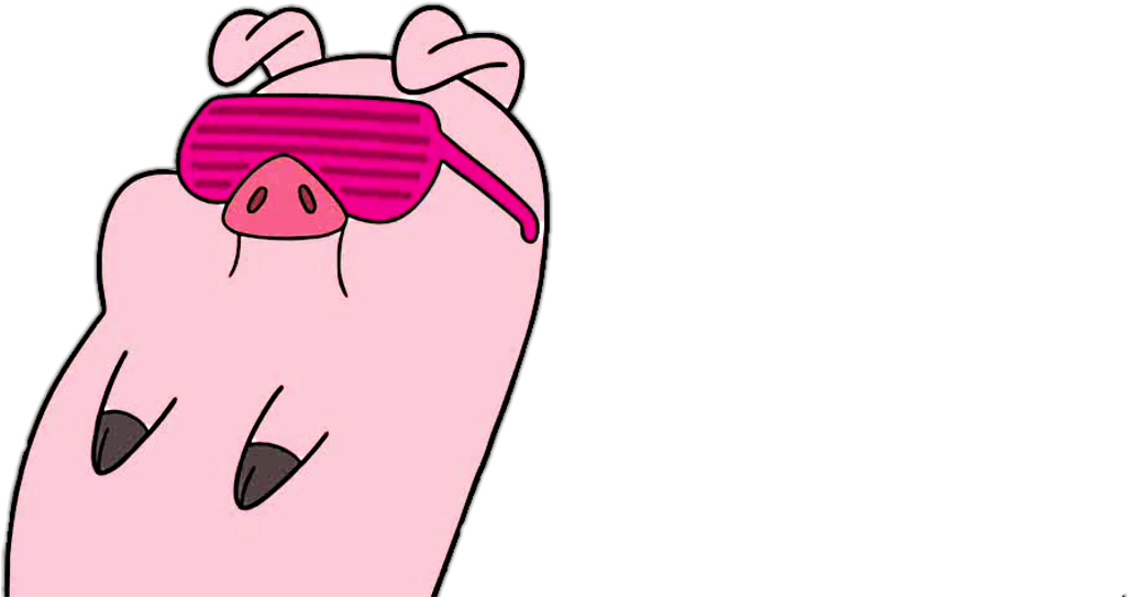 Report Abuse - Waddles The Pig (1024x638), Png Download