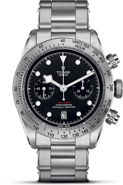 M79350-0004 - Tudor Black Bay Chrono (540x720), Png Download