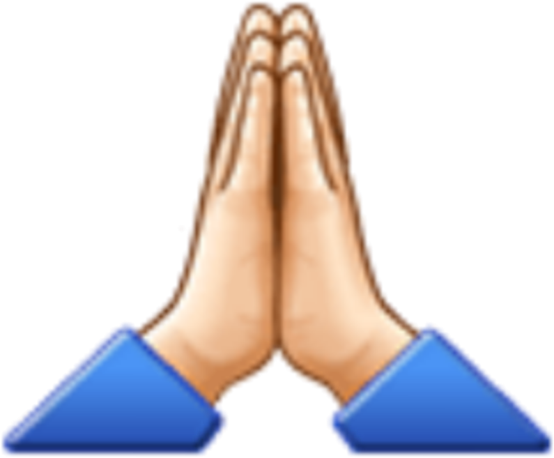 Prayer Sticker - Bless The Rains Down In Africa Emoji (1773x1773), Png Download