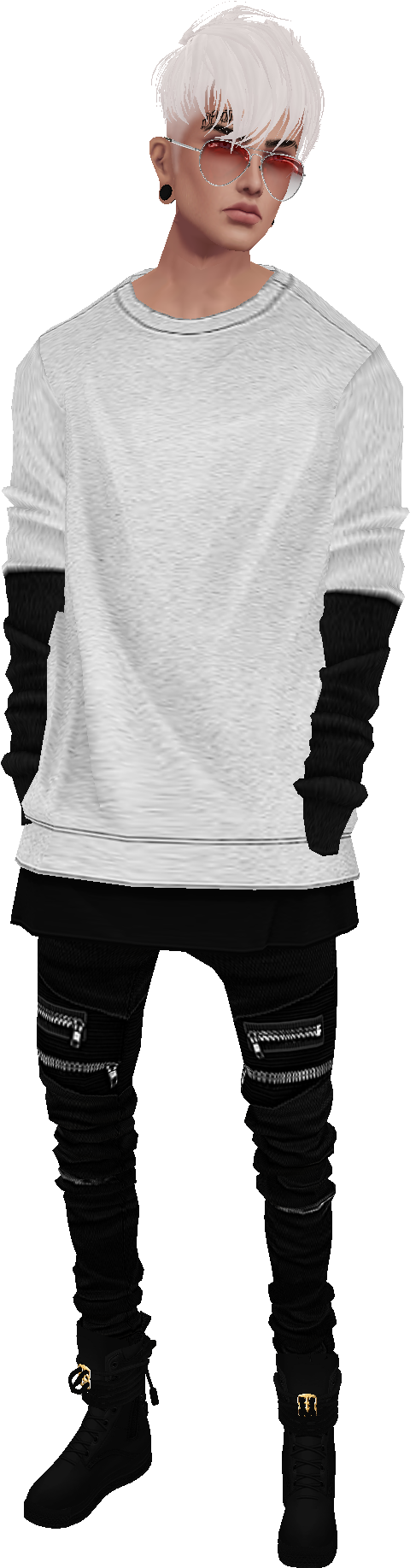 Hiresnobg4 - Sweater (2048x2048), Png Download